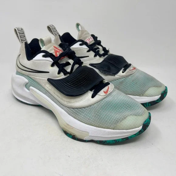 Nike Zoom Freak 3 Sneakers Mens Sz 8 White & Teal 7,0,9:K.5.7 - Picture 7 of 13